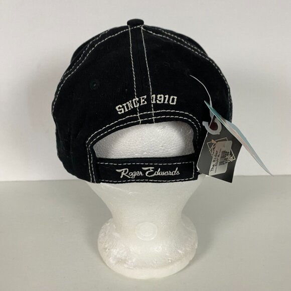 NWT Saskatchewan Roughriders Owner Hat Roger Edwards 6 Panel Baseball CFL Black - Picture 4 of 8